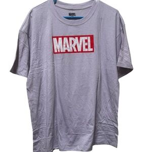 Marvel Red and Gray Short Sleeve Black Panther Tee Shirt